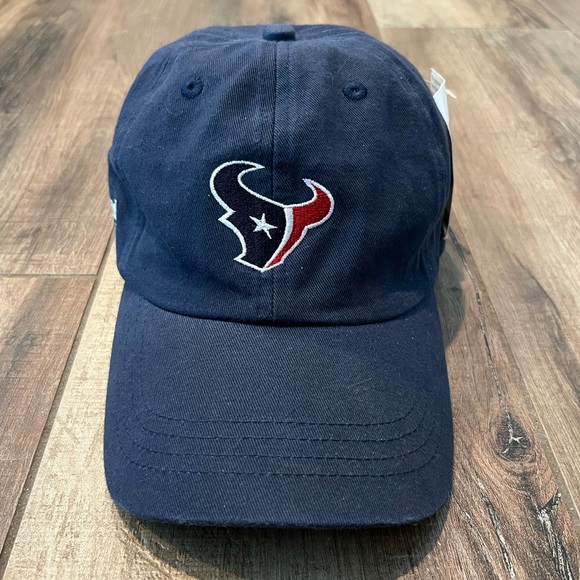 Houston Texans Navy Blue NFL Adjustable Baseball Cap Hat Logo Athletic - Picture 1 of 7